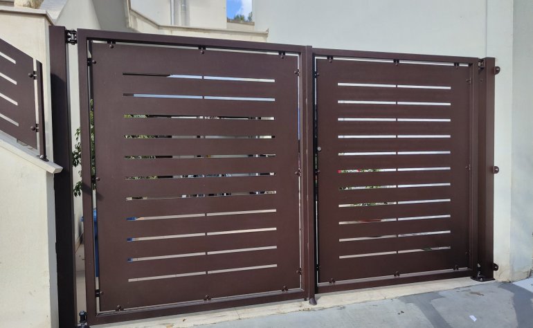 Cancelli in lamiera tagliata al plasma 