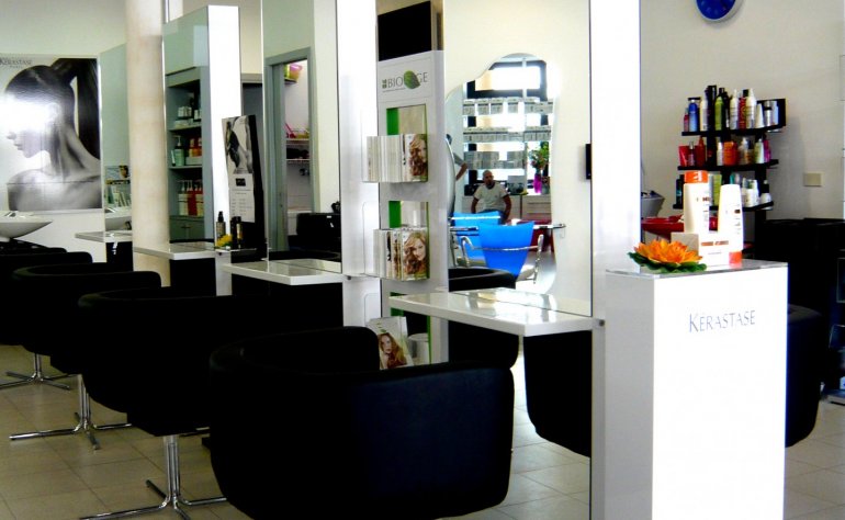 Postazioni bi-facciali salone hair stylist 