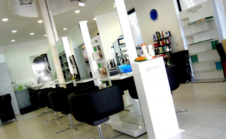 Postazioni bi-facciali salone hair stylist 